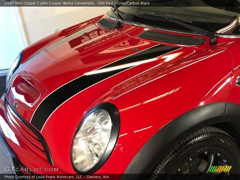 Chili Red / Grey/Carbon Black 2007 Mini Cooper S John Cooper Works Convertible