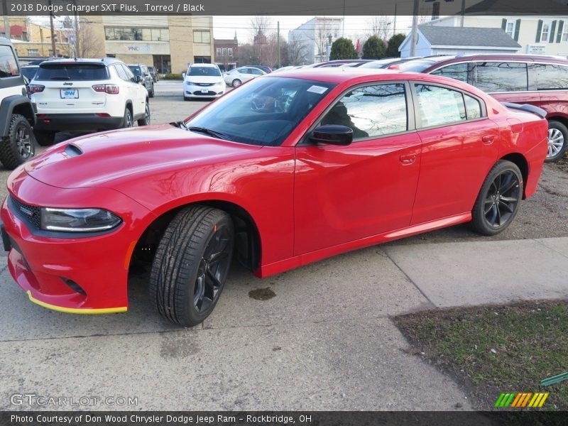 Torred / Black 2018 Dodge Charger SXT Plus