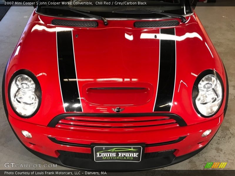 Chili Red / Grey/Carbon Black 2007 Mini Cooper S John Cooper Works Convertible