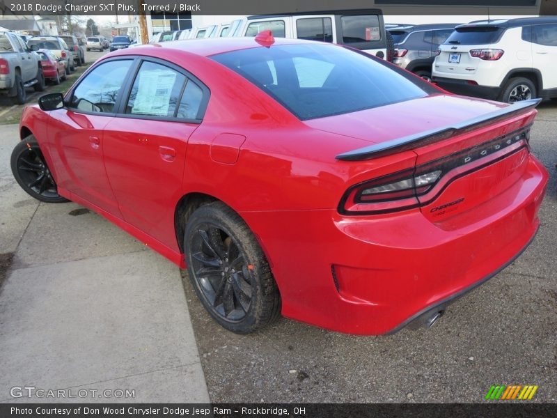 Torred / Black 2018 Dodge Charger SXT Plus