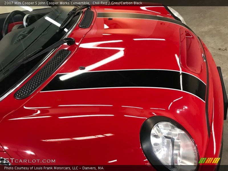 Chili Red / Grey/Carbon Black 2007 Mini Cooper S John Cooper Works Convertible
