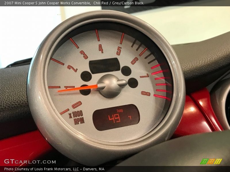 Chili Red / Grey/Carbon Black 2007 Mini Cooper S John Cooper Works Convertible