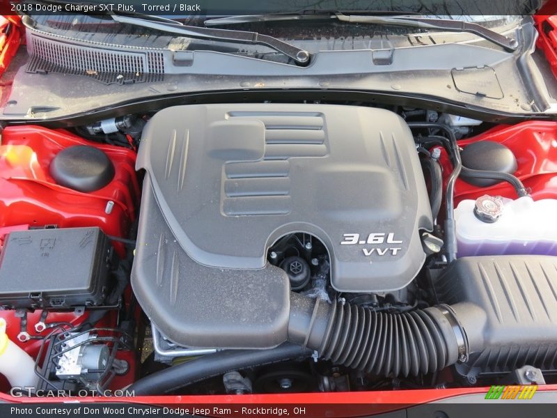 Torred / Black 2018 Dodge Charger SXT Plus