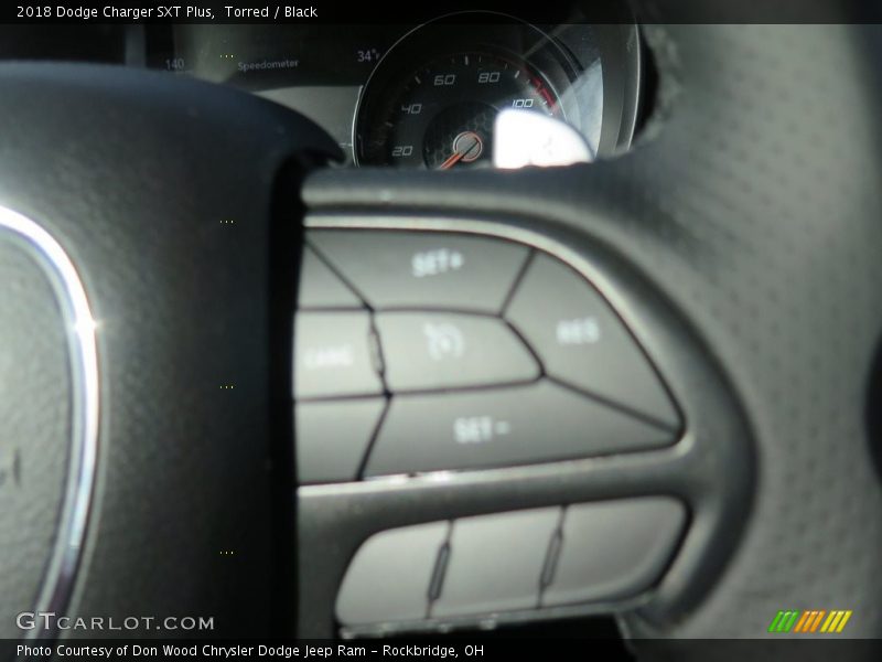 Torred / Black 2018 Dodge Charger SXT Plus