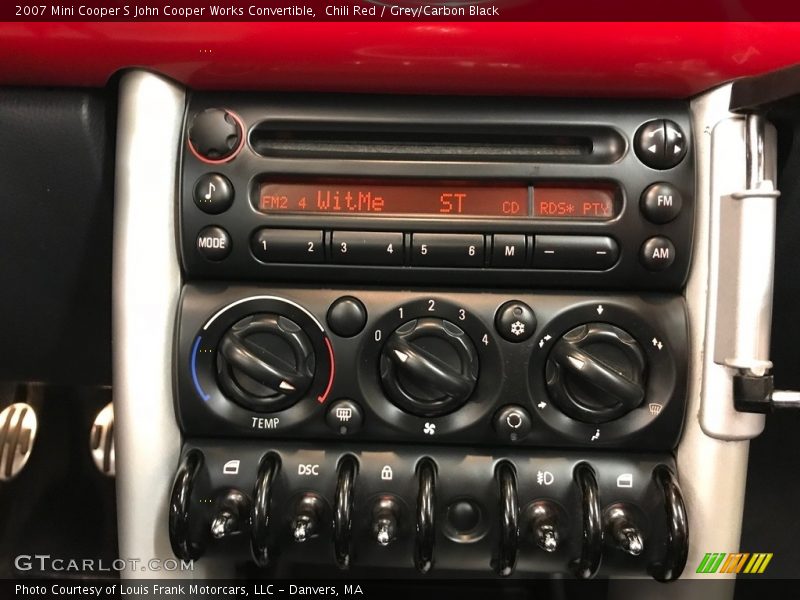 Chili Red / Grey/Carbon Black 2007 Mini Cooper S John Cooper Works Convertible