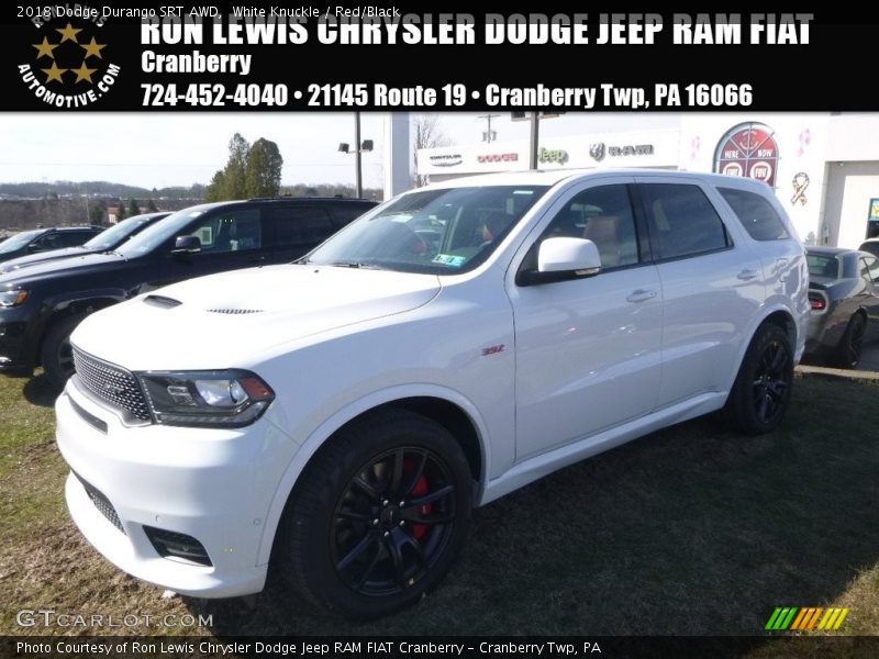 White Knuckle / Red/Black 2018 Dodge Durango SRT AWD