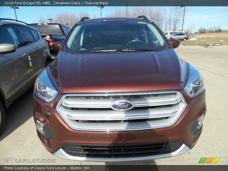 Cinnamon Glaze / Charcoal Black 2018 Ford Escape SEL 4WD