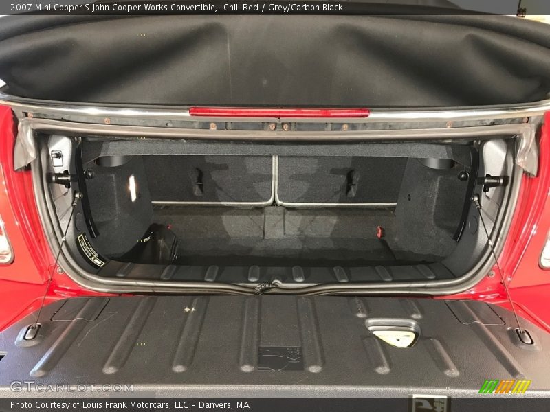 Chili Red / Grey/Carbon Black 2007 Mini Cooper S John Cooper Works Convertible