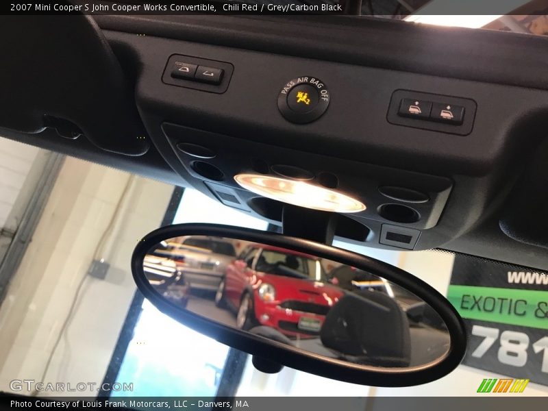 Chili Red / Grey/Carbon Black 2007 Mini Cooper S John Cooper Works Convertible