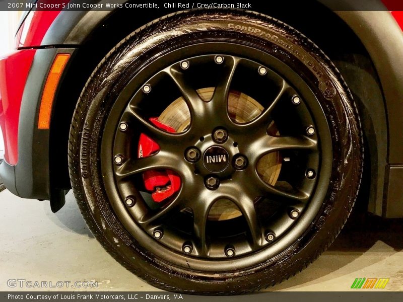 Chili Red / Grey/Carbon Black 2007 Mini Cooper S John Cooper Works Convertible