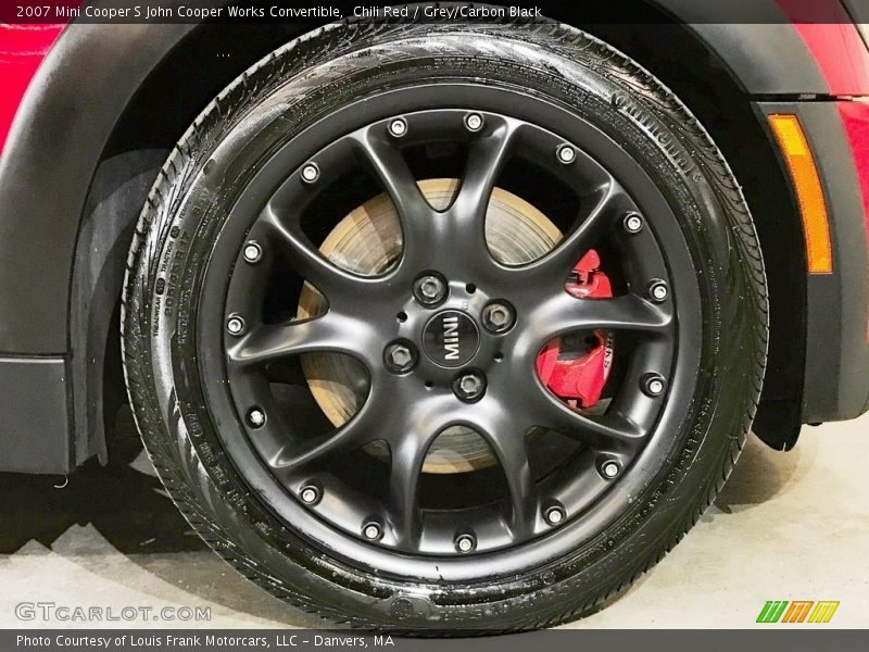 Chili Red / Grey/Carbon Black 2007 Mini Cooper S John Cooper Works Convertible