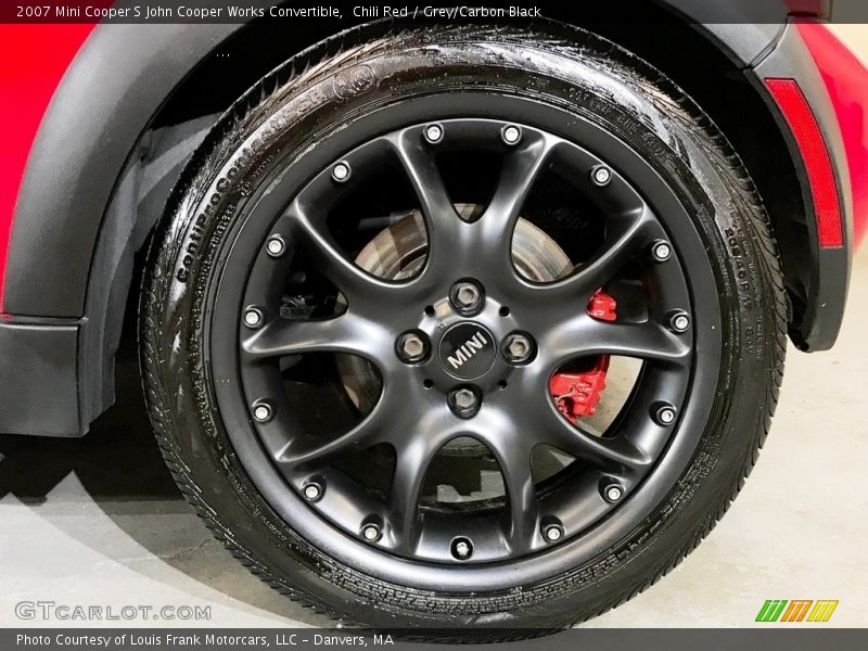 Chili Red / Grey/Carbon Black 2007 Mini Cooper S John Cooper Works Convertible