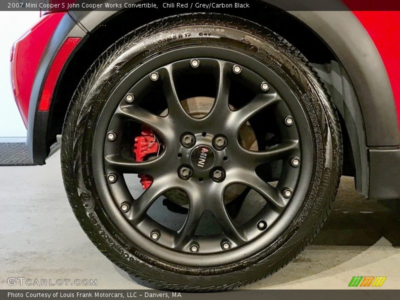 Chili Red / Grey/Carbon Black 2007 Mini Cooper S John Cooper Works Convertible