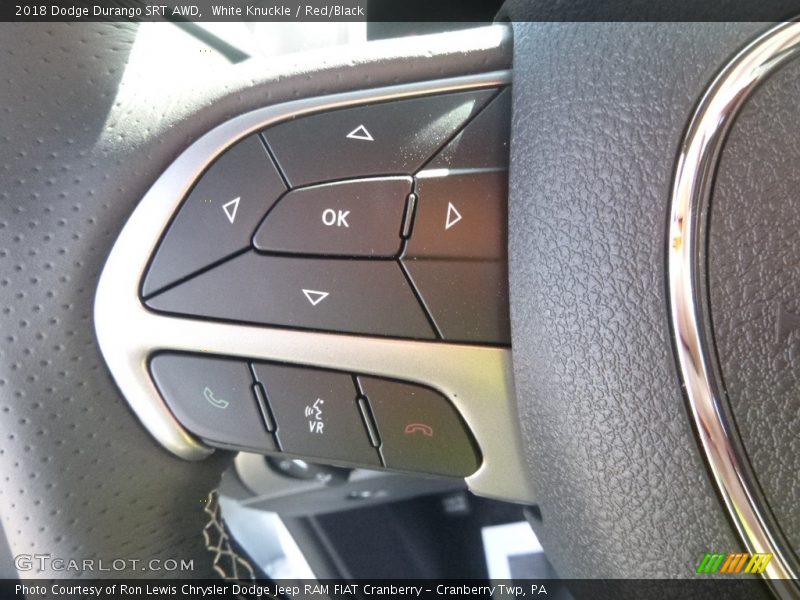 Controls of 2018 Durango SRT AWD