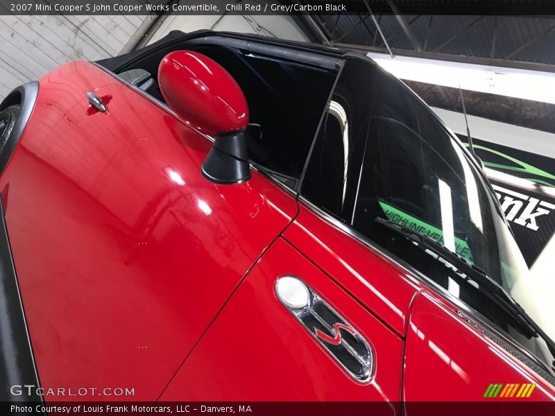 Chili Red / Grey/Carbon Black 2007 Mini Cooper S John Cooper Works Convertible