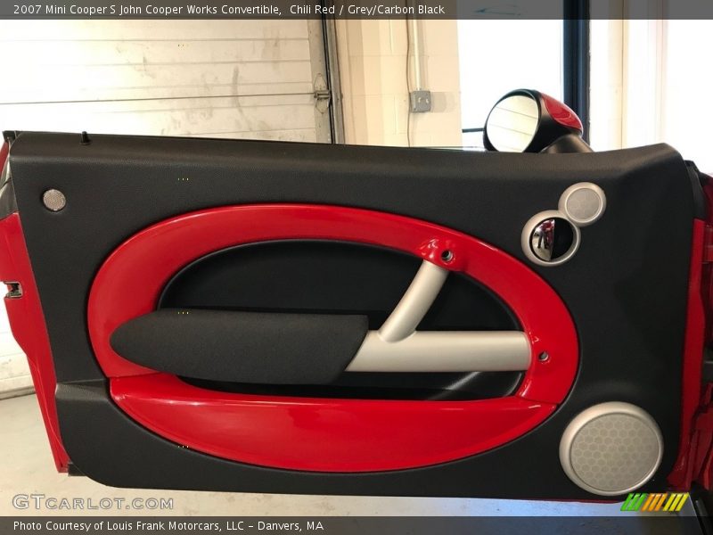 Chili Red / Grey/Carbon Black 2007 Mini Cooper S John Cooper Works Convertible