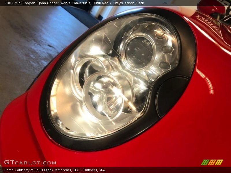 Chili Red / Grey/Carbon Black 2007 Mini Cooper S John Cooper Works Convertible