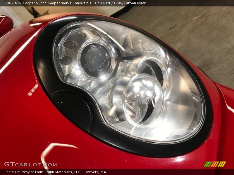 Chili Red / Grey/Carbon Black 2007 Mini Cooper S John Cooper Works Convertible