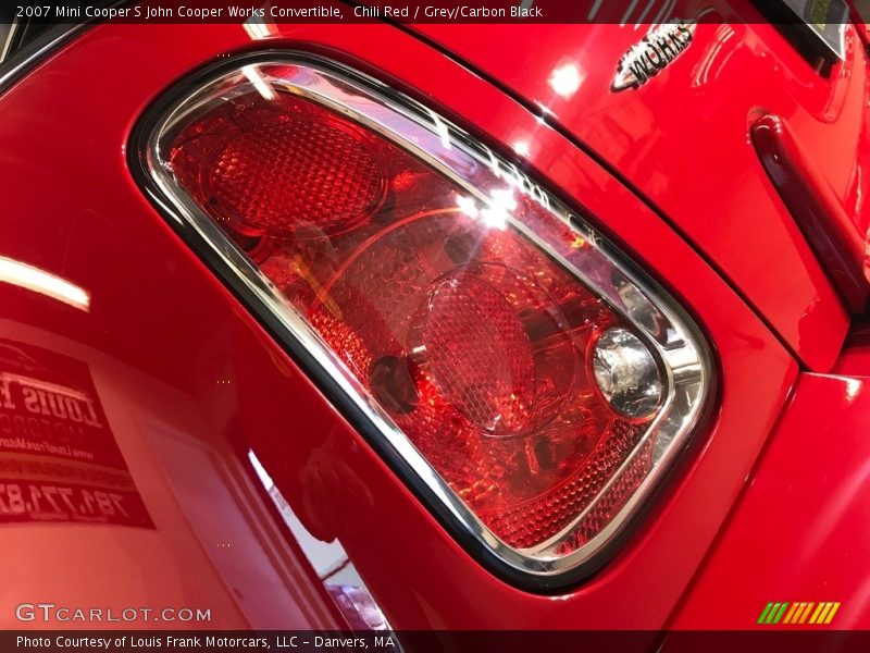 Chili Red / Grey/Carbon Black 2007 Mini Cooper S John Cooper Works Convertible
