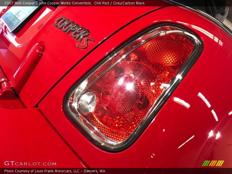 Chili Red / Grey/Carbon Black 2007 Mini Cooper S John Cooper Works Convertible