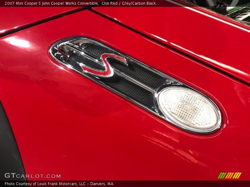 Chili Red / Grey/Carbon Black 2007 Mini Cooper S John Cooper Works Convertible