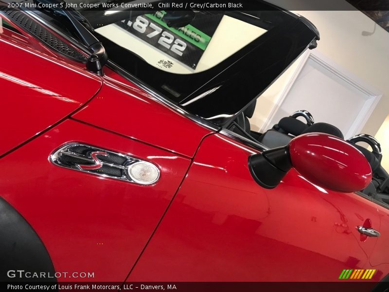 Chili Red / Grey/Carbon Black 2007 Mini Cooper S John Cooper Works Convertible