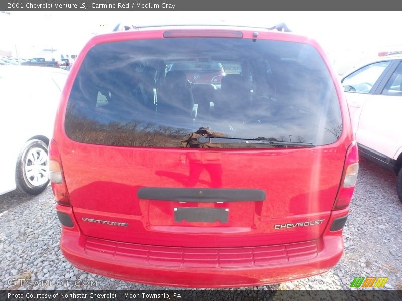 Carmine Red / Medium Gray 2001 Chevrolet Venture LS