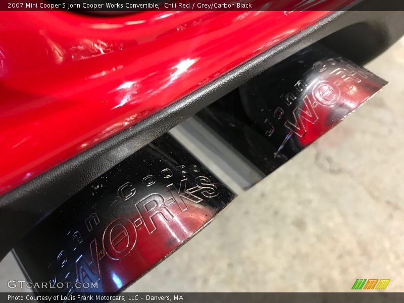 Chili Red / Grey/Carbon Black 2007 Mini Cooper S John Cooper Works Convertible