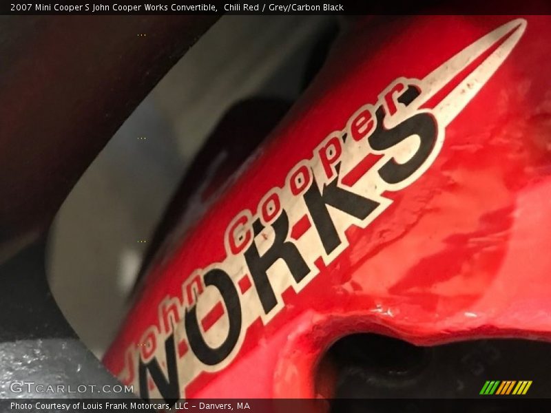 Chili Red / Grey/Carbon Black 2007 Mini Cooper S John Cooper Works Convertible