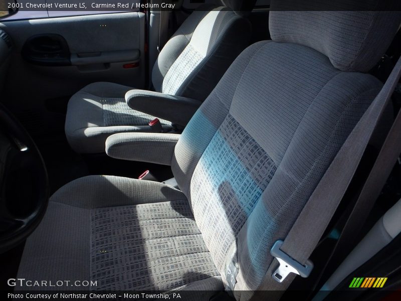 Carmine Red / Medium Gray 2001 Chevrolet Venture LS