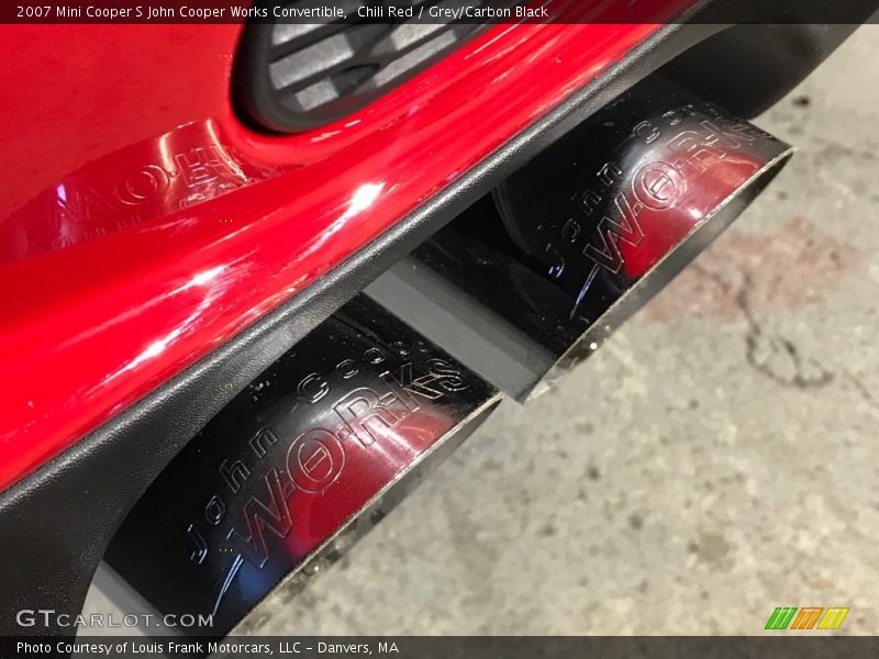 Chili Red / Grey/Carbon Black 2007 Mini Cooper S John Cooper Works Convertible