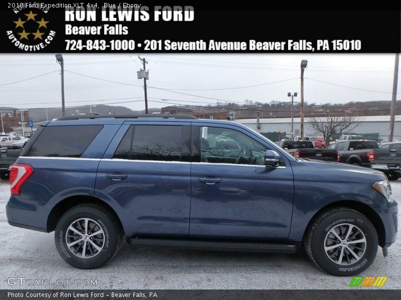 Blue / Ebony 2018 Ford Expedition XLT 4x4
