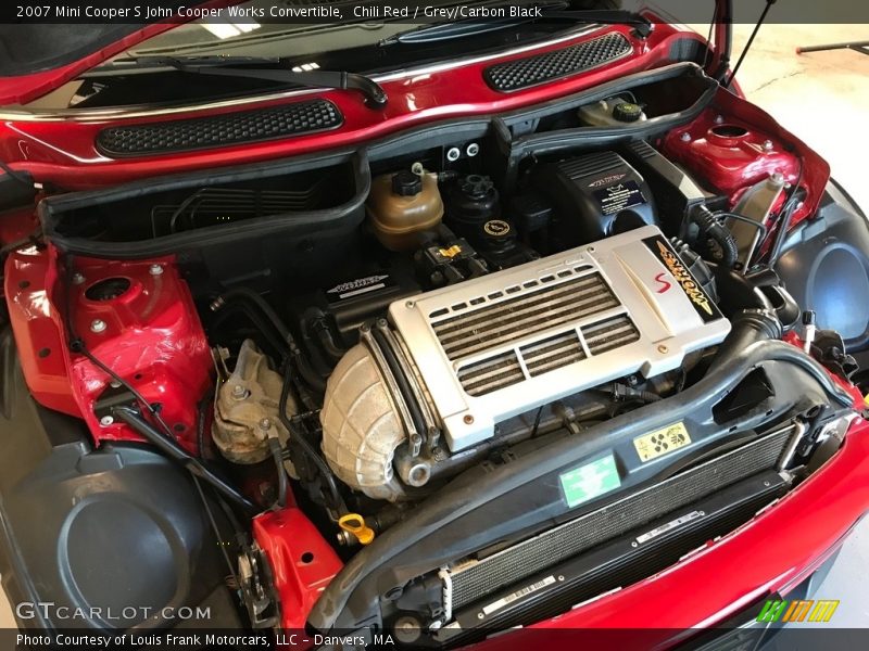Chili Red / Grey/Carbon Black 2007 Mini Cooper S John Cooper Works Convertible