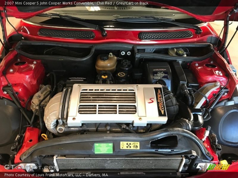 Chili Red / Grey/Carbon Black 2007 Mini Cooper S John Cooper Works Convertible