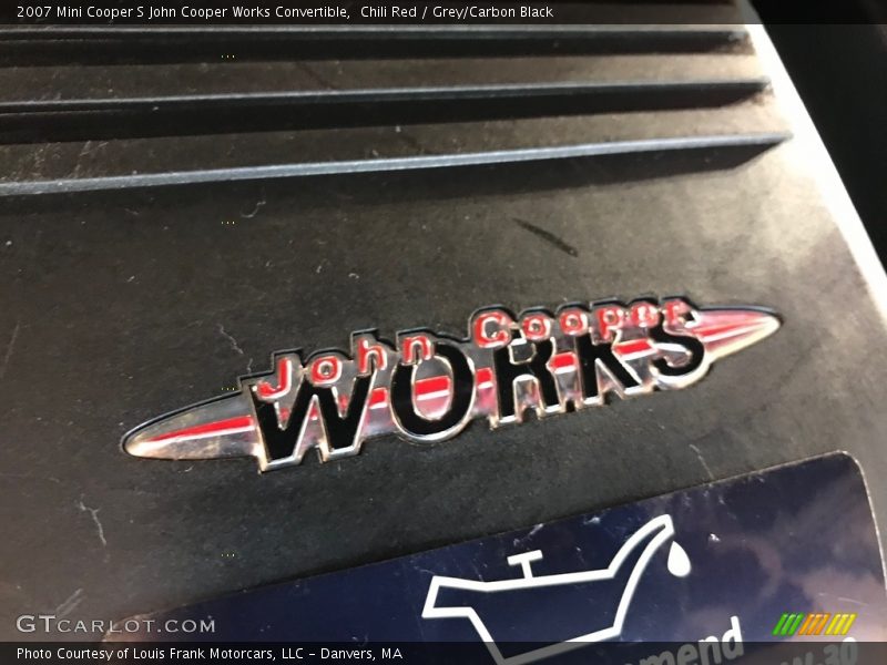 Chili Red / Grey/Carbon Black 2007 Mini Cooper S John Cooper Works Convertible