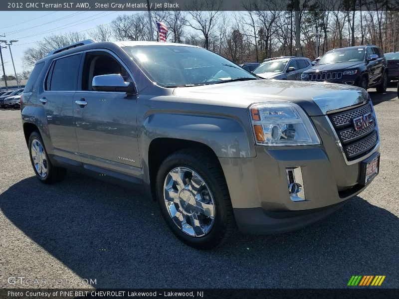 Steel Gray Metallic / Jet Black 2012 GMC Terrain SLT AWD