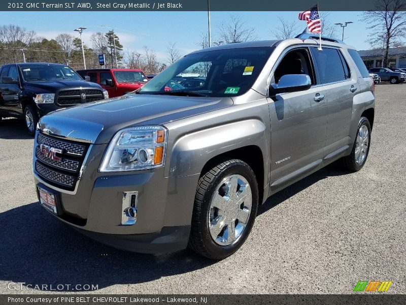 Steel Gray Metallic / Jet Black 2012 GMC Terrain SLT AWD