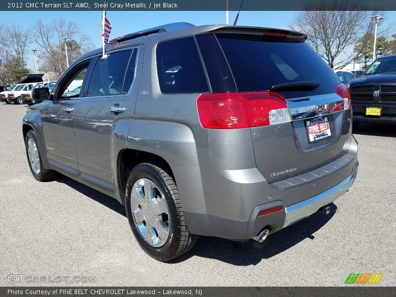 Steel Gray Metallic / Jet Black 2012 GMC Terrain SLT AWD