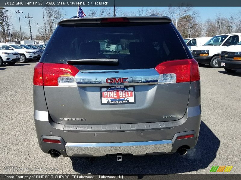 Steel Gray Metallic / Jet Black 2012 GMC Terrain SLT AWD