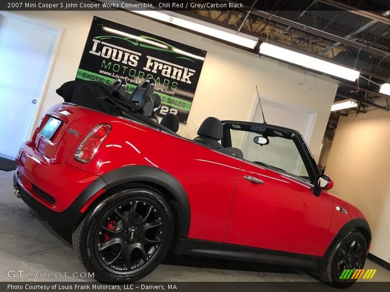 Chili Red / Grey/Carbon Black 2007 Mini Cooper S John Cooper Works Convertible