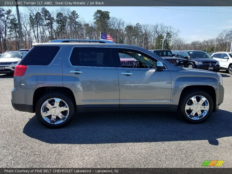 Steel Gray Metallic / Jet Black 2012 GMC Terrain SLT AWD