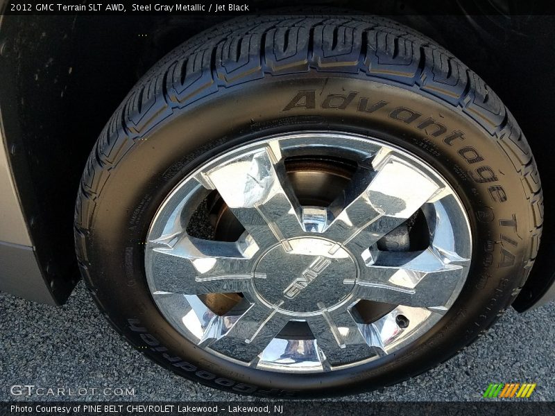 Steel Gray Metallic / Jet Black 2012 GMC Terrain SLT AWD