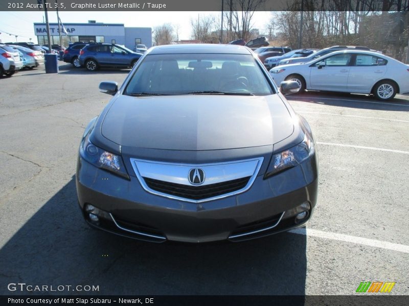 Graphite Luster Metallic / Taupe 2012 Acura TL 3.5