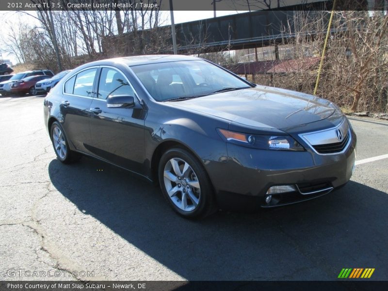 Graphite Luster Metallic / Taupe 2012 Acura TL 3.5