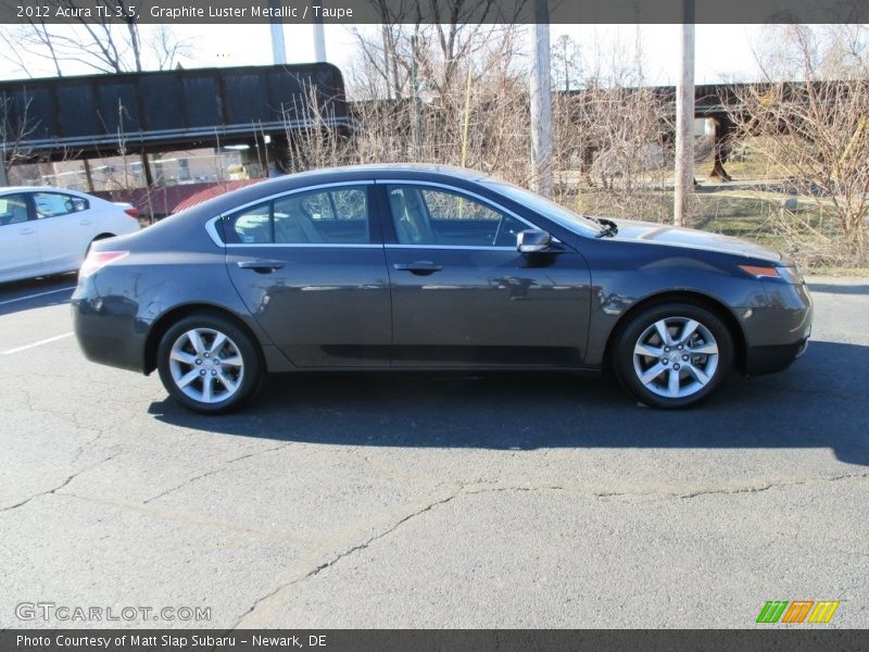 Graphite Luster Metallic / Taupe 2012 Acura TL 3.5