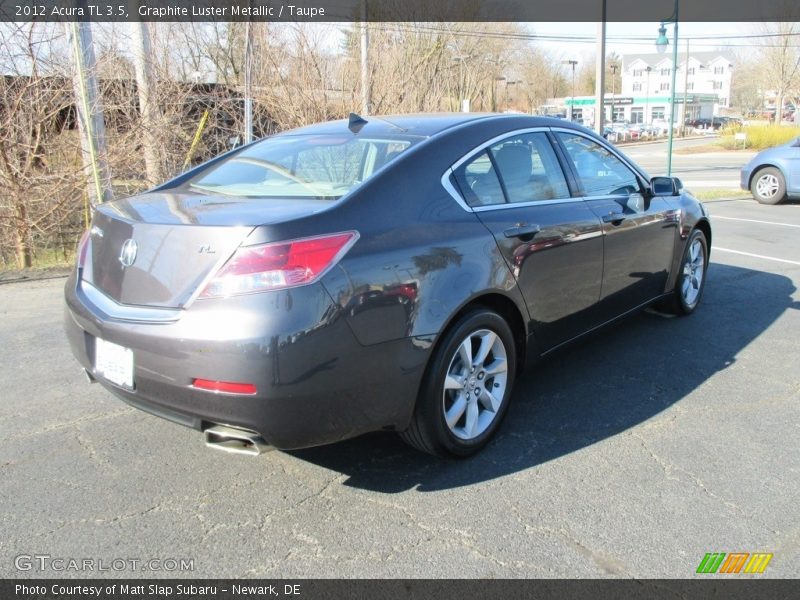 Graphite Luster Metallic / Taupe 2012 Acura TL 3.5