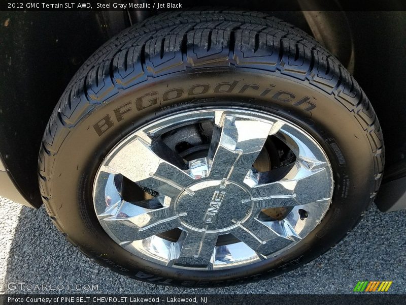 Steel Gray Metallic / Jet Black 2012 GMC Terrain SLT AWD