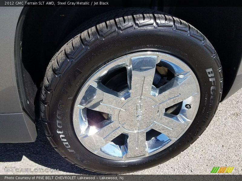Steel Gray Metallic / Jet Black 2012 GMC Terrain SLT AWD