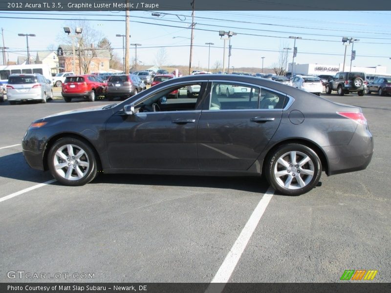 Graphite Luster Metallic / Taupe 2012 Acura TL 3.5