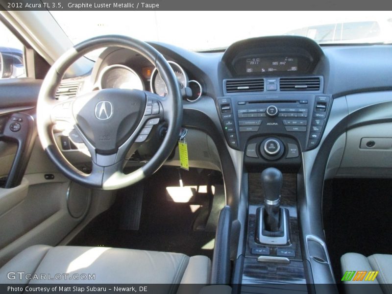 Graphite Luster Metallic / Taupe 2012 Acura TL 3.5